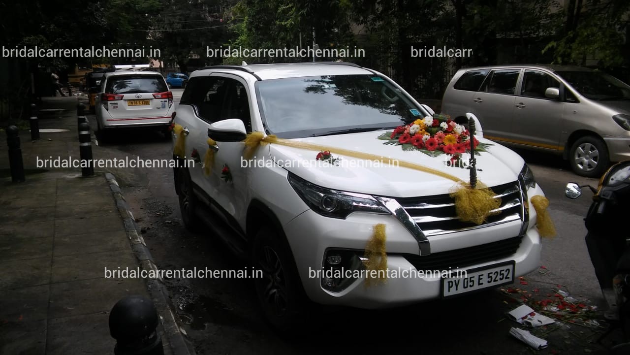 fortuner wedding car rental